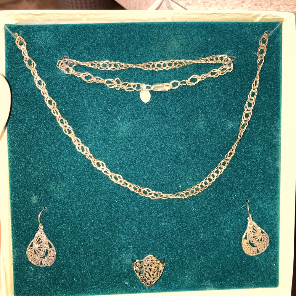Sterling silver set